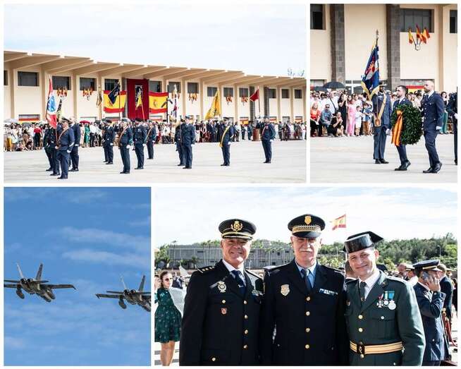 Imágenes de la ceremonia de este sábado en la Base Aérea de Gando/Antonio Alí.